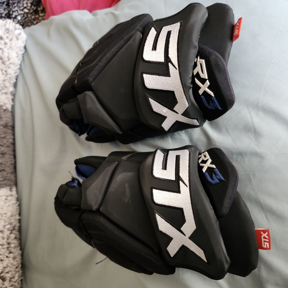 STX RX3 Black and Blue Sports Gloves